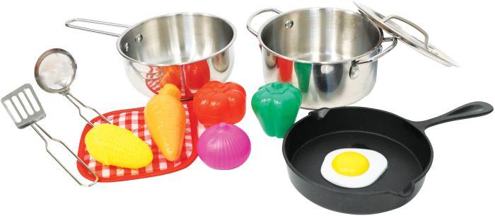 Actual product image Spielmaus Stainless steel pot set, 13-piece