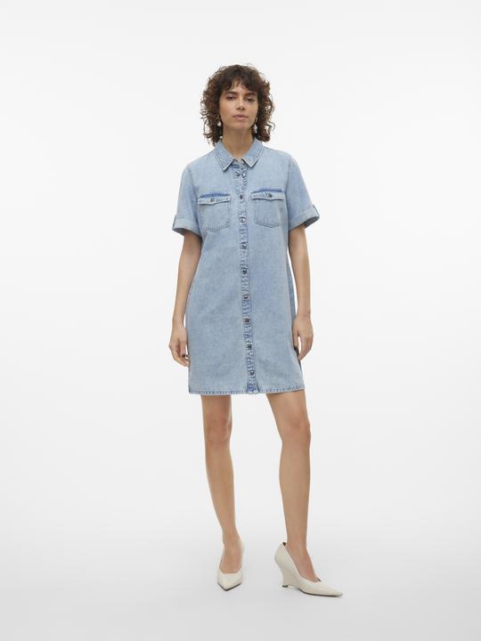 Produktbild Vero Moda VMJENNIE Kurzes Kleid Jeanskleid (XL)