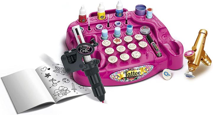 Image du produit Clementoni Crazy Chic - Jouets créatifs pour le salon de tatouage - Kit cadeau