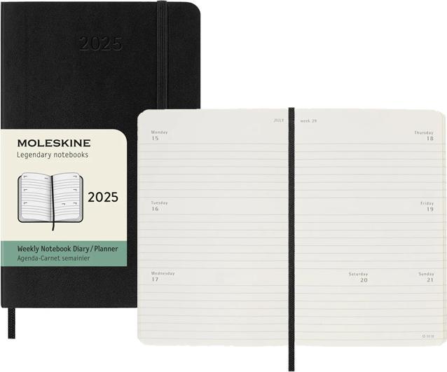 Moleskine Weekly calendar (A6, Pocket, English)