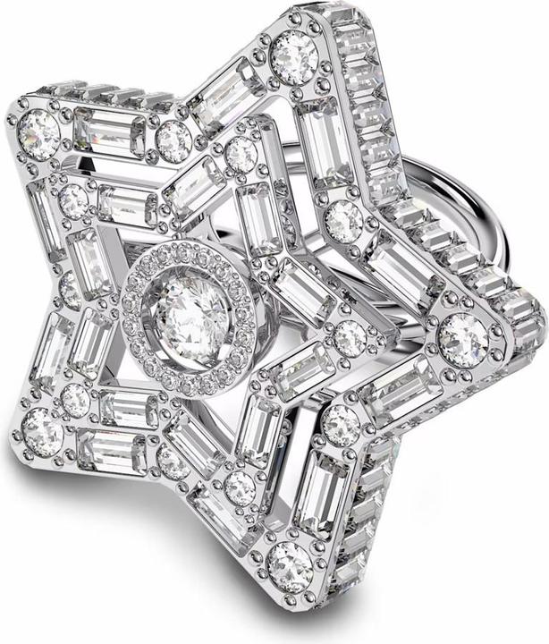 Produktbild Swarovski Stella Cocktail Ring Verschiedene Schliffe Stern Weiss (55)