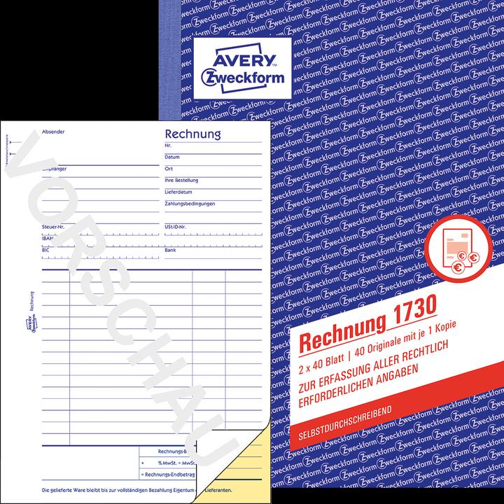 Produktbild Avery Rechnung (40 x)