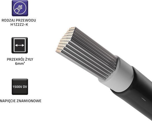 Produktbild Qoltec 53853 photovoltaic solar cable (Solarkabel)