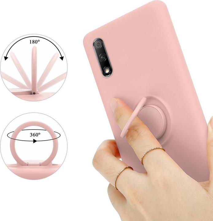 Image du produit Cadorabo TPU Liquid Ring Silicone Case Cover (Honor 9X)