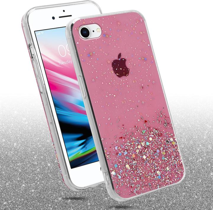 Image du produit Cadorabo Couverture TPU paillettes scintillantes (Apple iPhone 7, Apple iPhone SE (2ème génération))