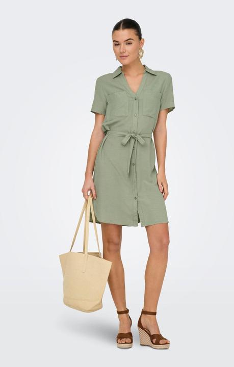 Produktbild JdY JDYCAYA Midikleid Hemdblusenkleid (L)
