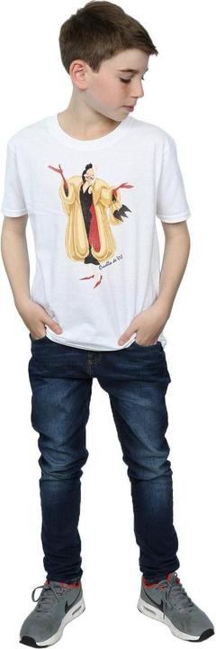 Actual product image Disney Boys 101 Dalmatians Classic Cruella De Vil T-Shirt (116)