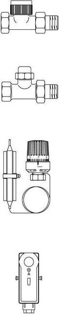 Actual product image Oventrop OV Floor Control Set 1-85 m2, with bypass valve