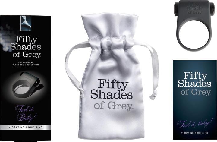 Actual product image Fifty Shades of Grey Feel it Vibrating Cock Ring (6.40 cm)