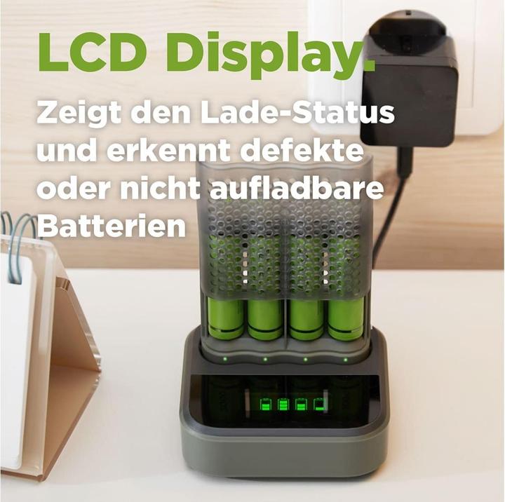 Actual product image GP Batteries Pro-Line Docking Station + 4xAAA + 4xAA (8 pcs., AA, 2100 mAh, Battery + charger)