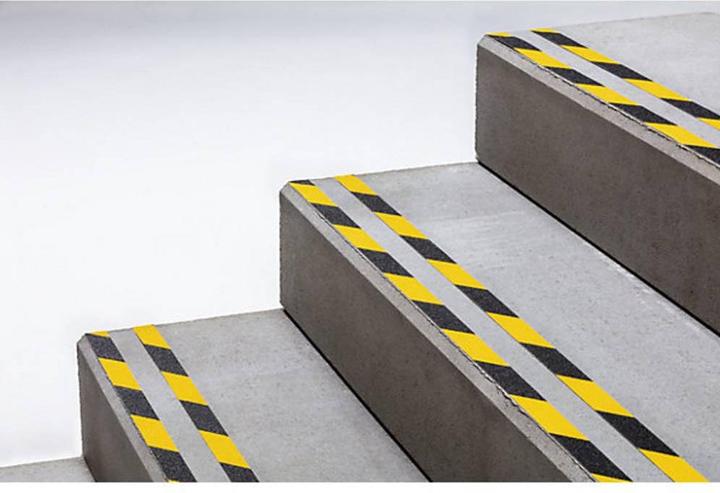 Actual product image Durable Anti-slip tape DURALINE GRIP+ wide /yellow (25 mm)