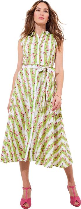 Actual product image Joe Browns Stripe Rose Tie-Waist Dress (44)
