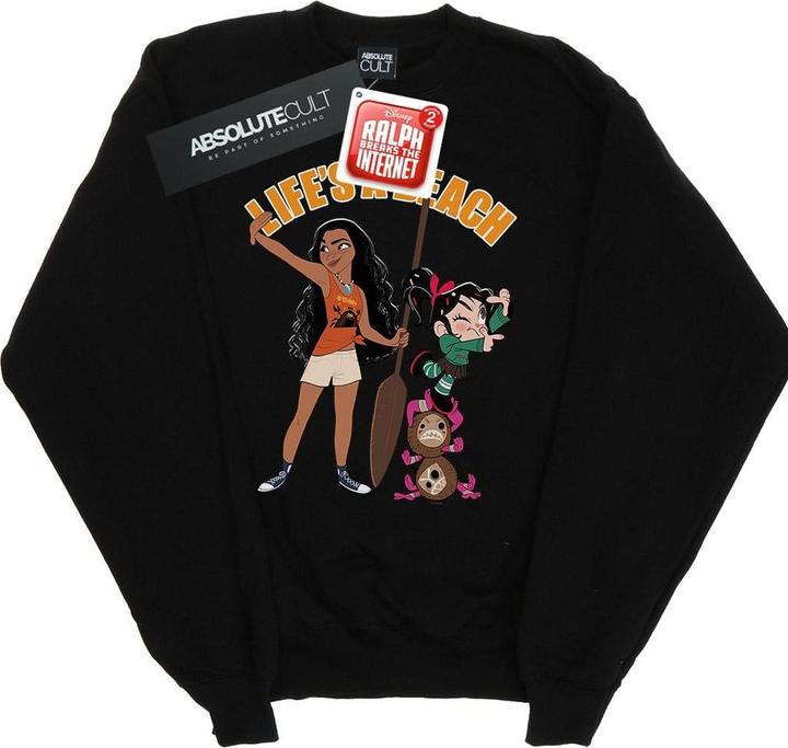 Immagine prodotto Disney Wreck It Ralph Moana And Vanellope Felpa Uomo (L)