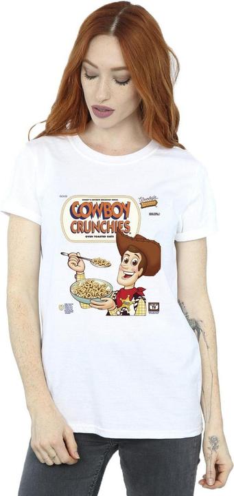 Actual product image Disney Womens/Ladies Toy Story Woody Cowboy Crunchies Cotton Boyfriend T-Shirt (4XL)