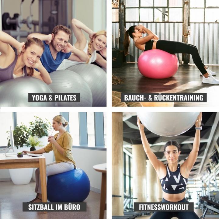 Actual product image Gorilla Sports exercise ball (75 cm)