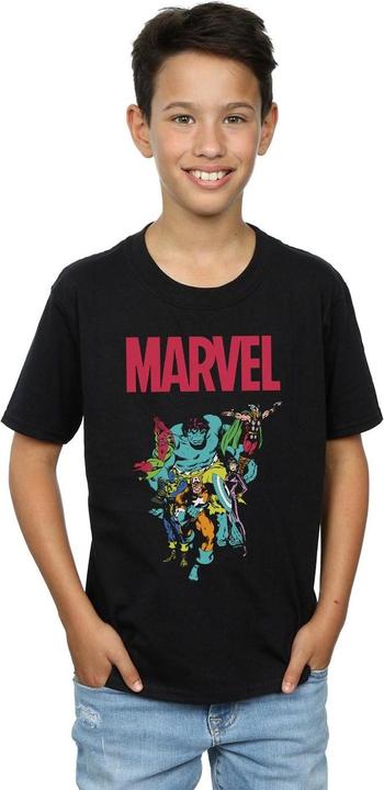 Image du produit - T-shirt AVENGERS POP GROUP - Garçon (140, 146)