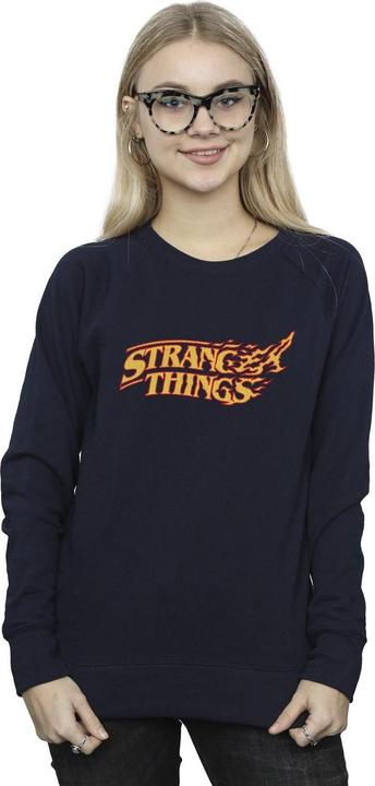 Immagine prodotto Netflix Stranger Things Logo Breaking Felpa Donna (3XL)