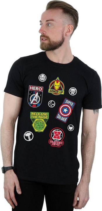 Produktbild Avengers Hero Badges TShirt (S)