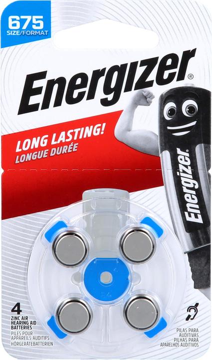 Immagine prodotto Energizer Batteria per apparecchi acustici 675 (4 pz., 675, 635 mAh)