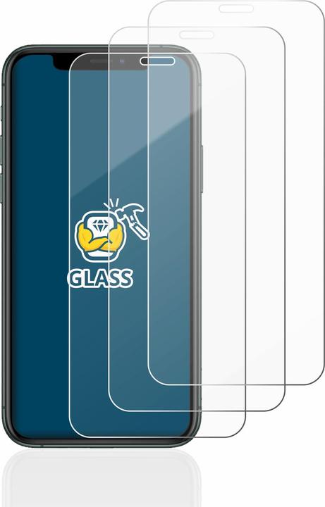 Actual product image BROTECT Armoured tempered glass screen protector (3 Piece, Apple iPhone 11 Pro)