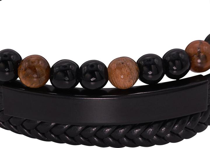 Actual product image Heideman Justus black colours (21 cm, 100% leather)