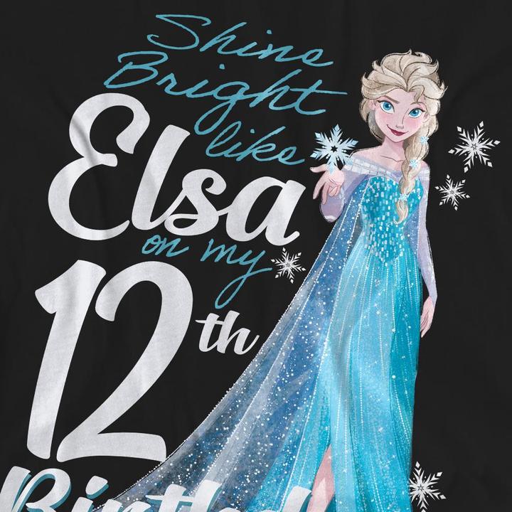 Produktbild Disney Frozen Bright Like Elsa TShirt 12er Geburstag (L)