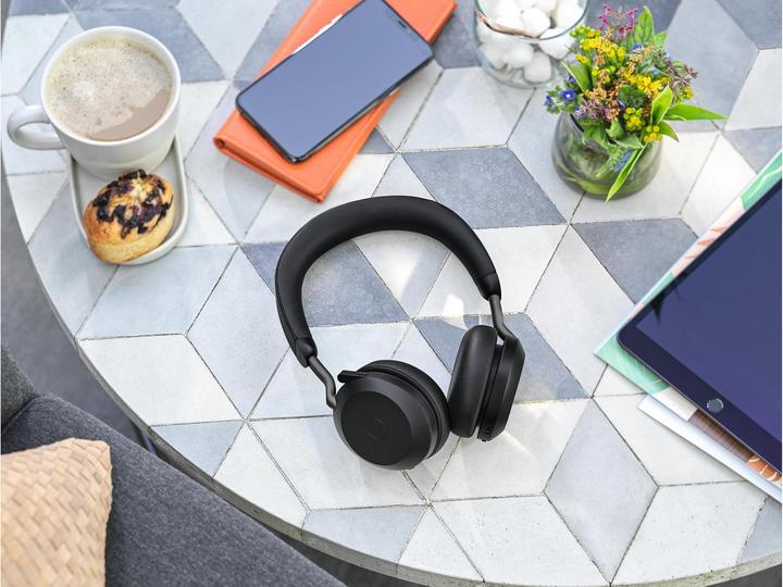 Produktbild Jabra Evolve2 75 Duo MS (Kabellos, Kabelgebunden, USB-C)