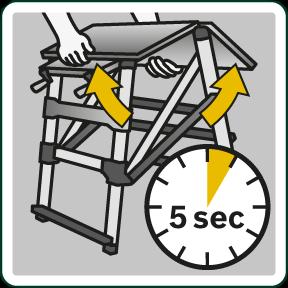 Image du produit Bosch Home & Garden Table de travail PWB 600 (68 cm, 68 cm)