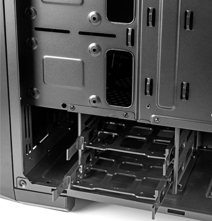 Actual product image Modecom Oberon Pro Midi Tower Black - Midi/Minitower (ATX, mATX, Mini-ITX)