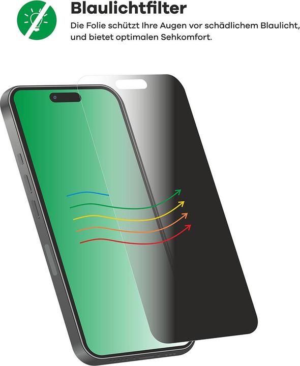 Productafbeelding upscreen Spy Shield Privacy Film (1 Stuk, Realme X50t 5G)
