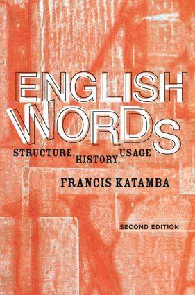 Produktbild English Words: Structure, History, Usage (Englisch, Francis Katamba, 2004)