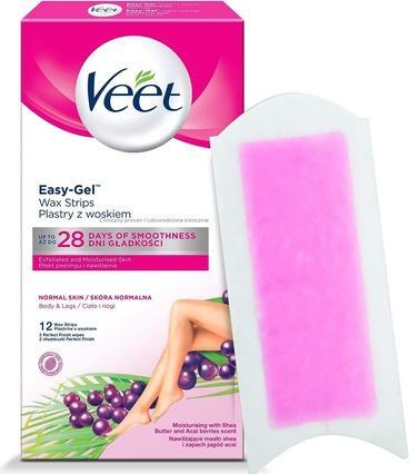 Produktbild Veet depilatory wax strips for normal skin 12pcs. (12 x)