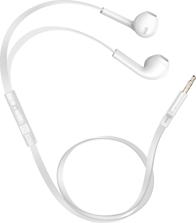 Produktbild xO Kabelgebundene Ohrhörer EP68 Klinke 3,5 mm weiss (Kabelgebunden)