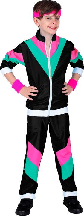 Actual product image Widmann 80s black jogging suit for children (146, 158)