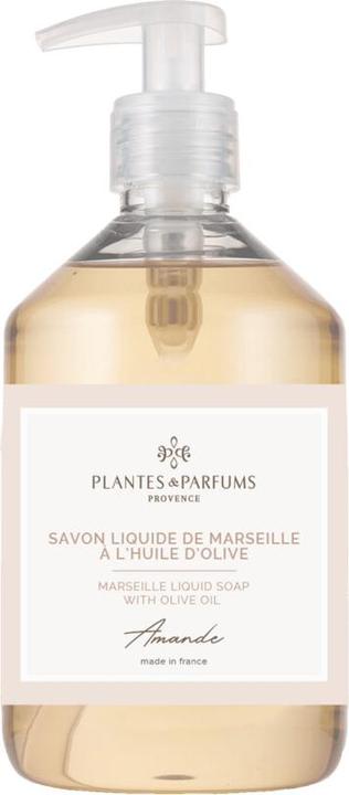 Plantes & Parfums de Provence Flüssige Marseilleseife mit Mandelduft 500ml (Flüssigseife, 500 ml)