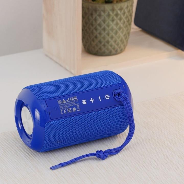 Actual product image Hoco Bluetooth speakers wireless speaker HC1 blue (4 h, Rechargeable battery operated)
