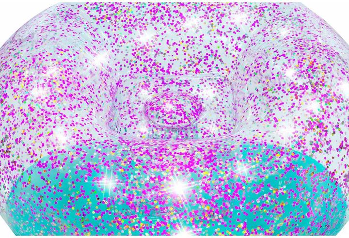 Actual product image Bestway Glitter Dream Inflate-A-Chair Kids Air Chair