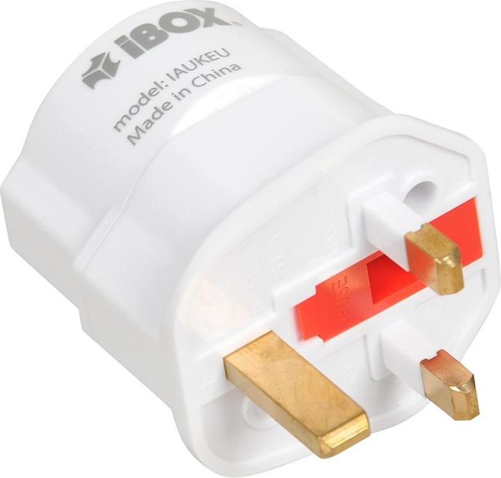 Produktbild iBox Adapter Iaukeu Gniazdo Zasilania Uk Do Eu