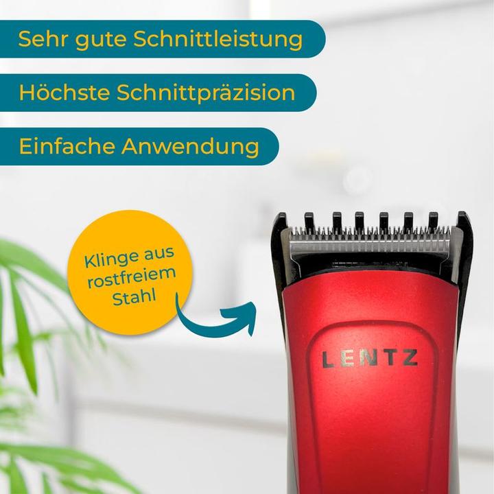 Actual product image Lentz Trimmer Cordless Beard Trimmer Battery Hair Clipper Set