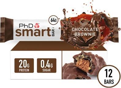 Actual product image PhD Nutrition Smart bar (Chocolate brownie, 12 pcs., 768 g)
