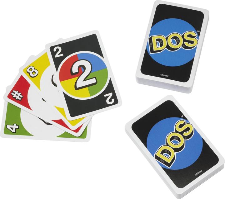 Actual product image Mattel Games UNO Dos (English, German, French, Italian)