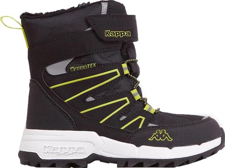 Actual product image No Name Kappa Floki Tex children's shoes black-lime 260975K 1133 (31)