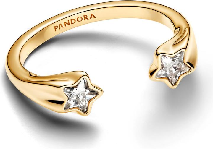 Actual product image Pandora Ring Shooting Stars Open Gold (54)