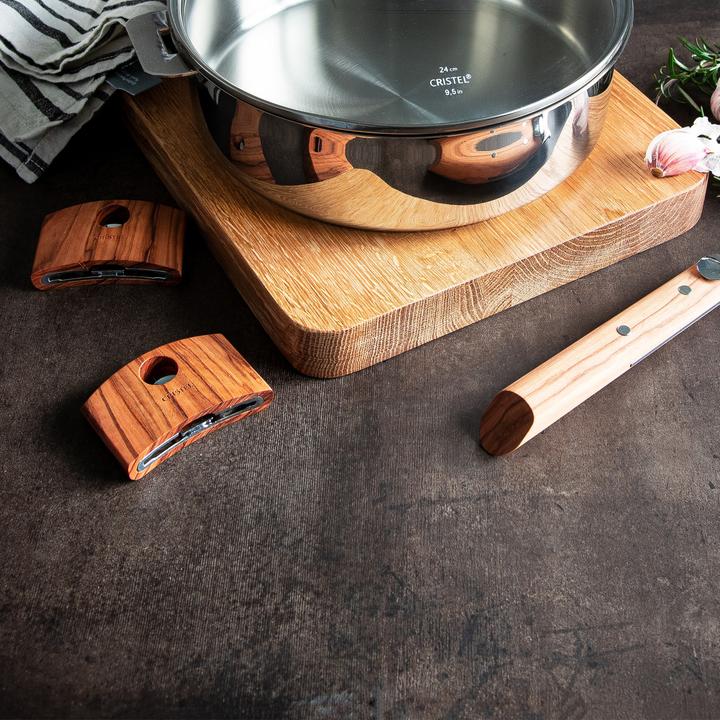 Produktbild Cristel Pfannen und Topfgriff Casteline Olivenholz (8 cm, Holz)
