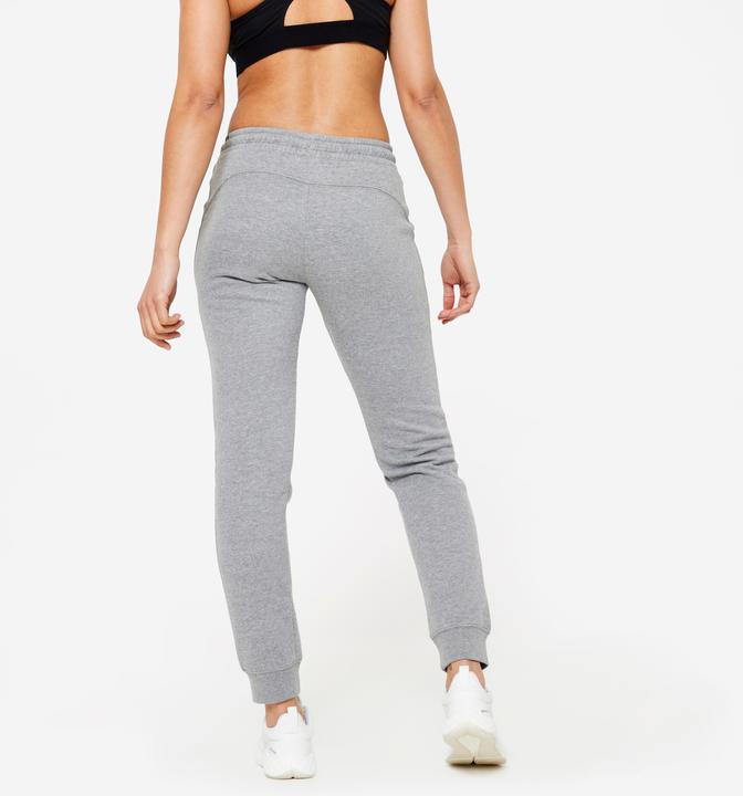 Immagine prodotto Domyos Pantaloni da jogging slim da donna - grigio (W38)