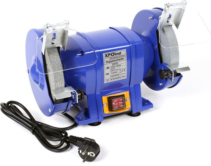 Produktbild Wiltec Doppelschleifer 250W Ø150mm Schleifmaschine Schleifer Schleifbock (Doppelschleifer, 250 W)