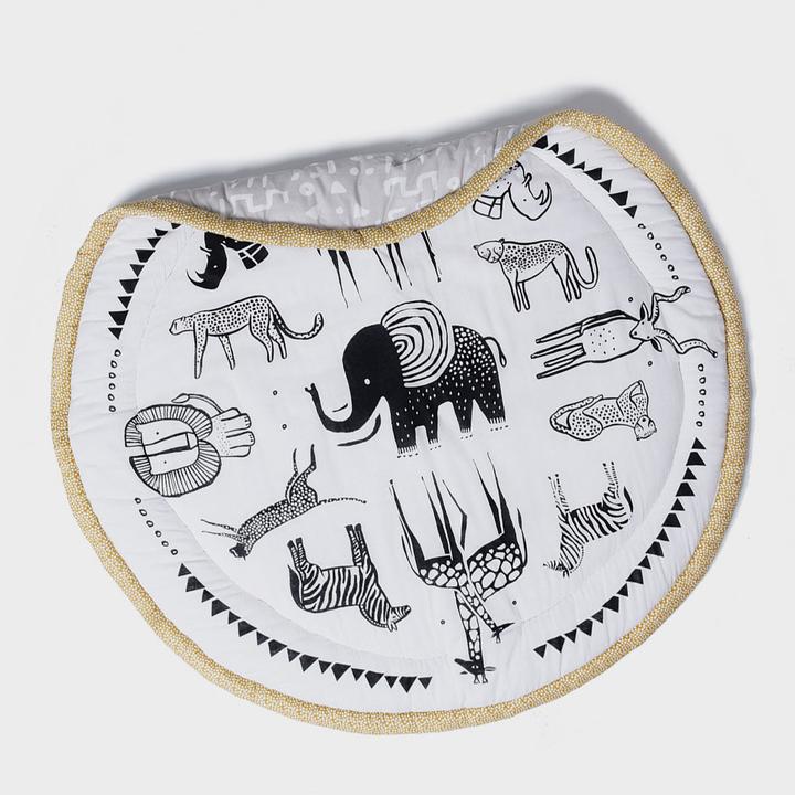Actual product image Wee Gallery Safari play blanket (100 x 100 cm)