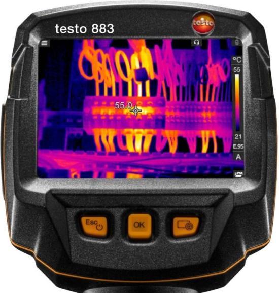 Produktbild Testo 883 Wärmebildkamera -30 bis 650 °C 27 Hz WiFi
