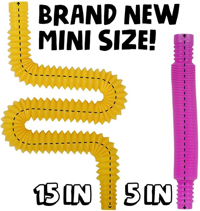 Produktbild Activity Board 4 Pack Mini Pop Tube Sensory Fidget Spielzeug bunte Heavy-Duty für den Bau Gebäude pädagogisches