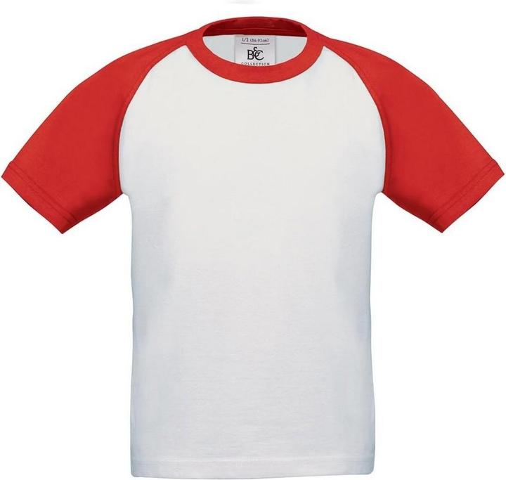Actual product image B&C Baseball Tshirt Short Sleeve (104)